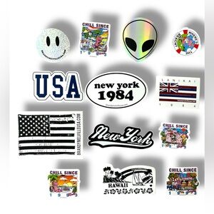 New - Brandy Melville set of 13 stickers
